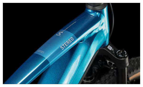 Cube Stereo Hybrid 120 SLX 750 Electric Full Suspension MTB Shimano Deore XT 12S 750 Wh 29'' Electric Blue 2024