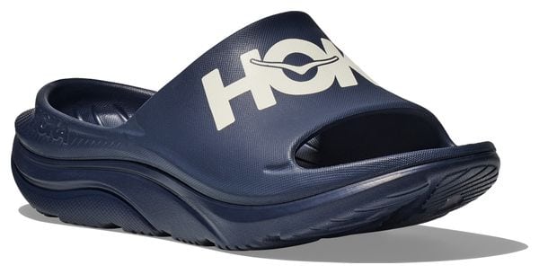 Hoka Ora Athletic Slide Recovery-Schuhe Blau/Weiß Unisex