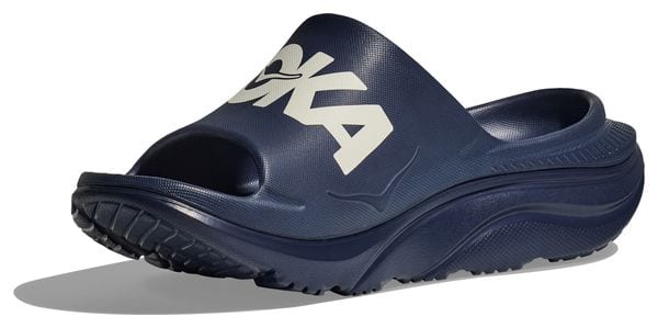 Hoka Ora Athletic Slide Recovery-Schuhe Blau/Weiß Unisex