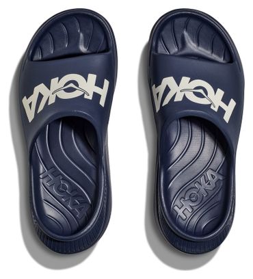 Hoka Ora Athletic Slide Recovery-Schuhe Blau/Weiß Unisex