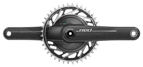 Sram Red XPLR E1 DUB Kurbelgarnitur 40T 12/13S Natural Carbon Black