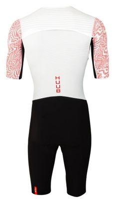 Huub Sub7 v2 LC Men's Triathlon Suit - White/Red/Black
