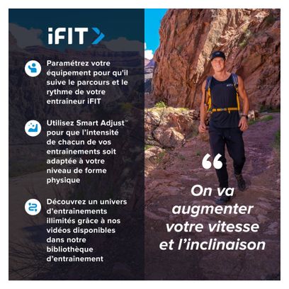 Tapis de course Commercial 1750 connecté iFIT / Ecran tactile 16