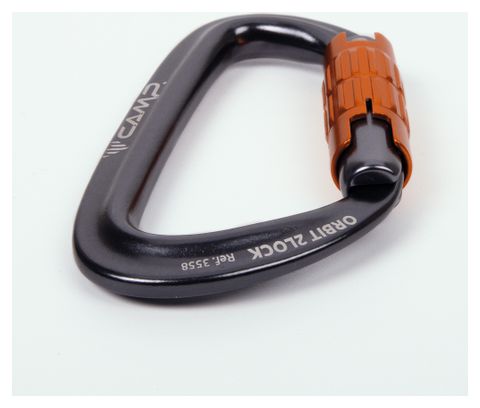 CAMP Orbit 2Lock Grey carabiner