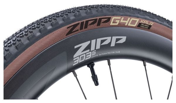 Zipp G40 XPLR 700 mm Gravel Tire Tubeless Ready Foldable Tan Sidewall