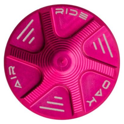 OAK Forkcap Air Valve Cover for Fox/Rockshox Forks Pink