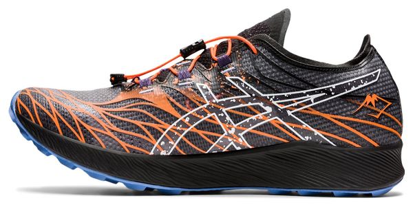 Asics FujiSpeed Trail Shoes Black Orange