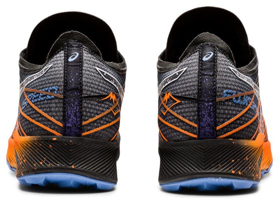 Asics FujiSpeed Trail Shoes Black Orange