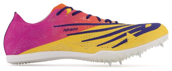 New Balance MD 800 v8 Orange Pink Track &amp; Field Shoes