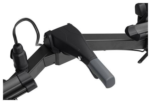 Portabicicletas Thule VeloSpace 3 9033100 para barra de remolque - 3 bicicletas (compatible con bicicletas eléctricas) Negro