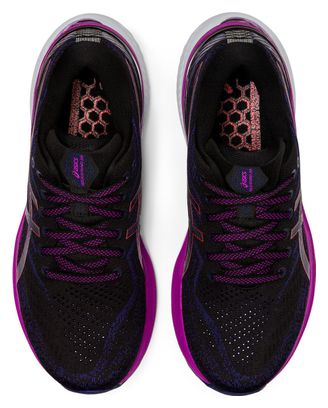 Asics Gel Kayano 29 Black Purple Women's Running Shoes