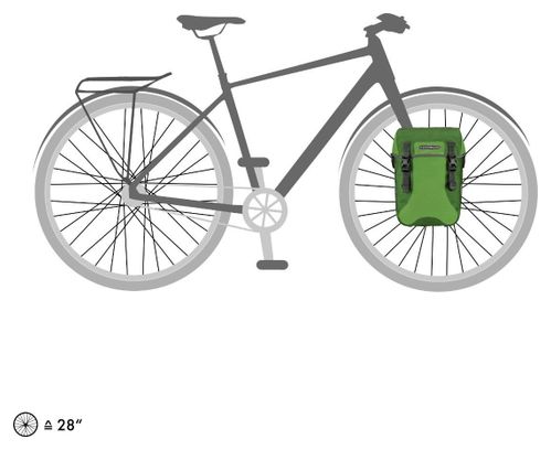 Par de bolsas para bicicleta Ortlieb Sport-Packer Plus 30L Verde musgo kiwi