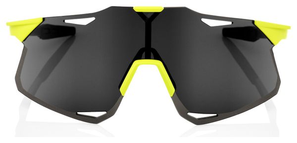 100% gelbe Hypercraft-Brille / Rauchglas + Transparentglas inklusive