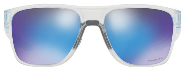 Oakley Sunglasses Crossrange XL Crystal Pop Matte Clear / Prizm Sapphire / Ref. OO9360-2158