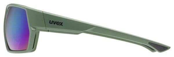Uvex Sportstyle 238 Verde/Lentes de espejo