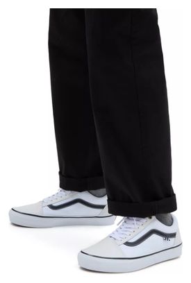 Vans Skate Old Skool Lederen Schoenen Wit/Wit