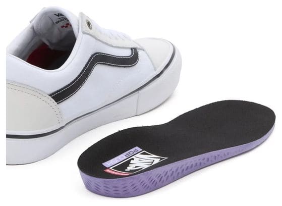 Zapatillas de piel Vans Skate Old Skool Blancas/Blancas