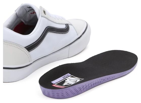 Vans Skate Old Skool Lederen Schoenen Wit/Wit