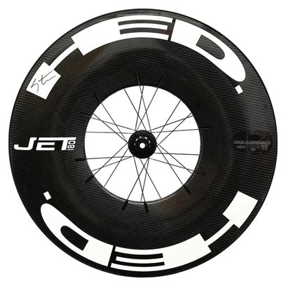 Rueda trasera HED Jet 180 700 mm | 12x142 mm | CenterLock | Negro/Blanco