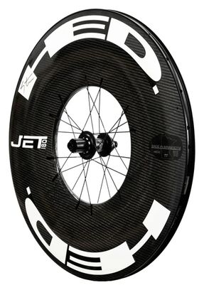 Rueda trasera HED Jet 180 700 mm | 12x142 mm | CenterLock | Negro/Blanco