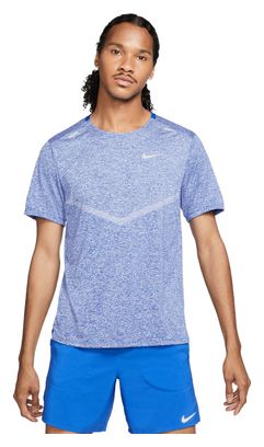 Maillot manches courtes Nike Rise 365 Bleu Homme