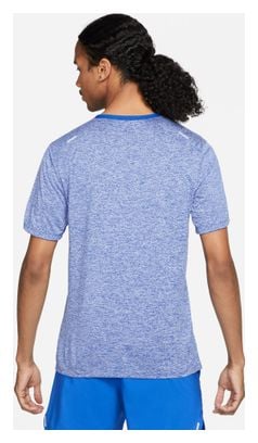 Nike Rise 365 Blue Homme short sleeve jersey