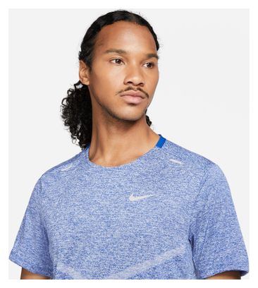 Nike Rise 365 Blue Homme short sleeve jersey