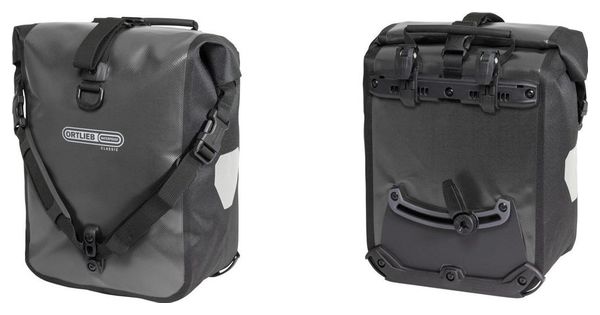 Paire de Sacoches de Porte Bagage Ortlieb Sport-Roller Classic 25L Gris / Noir