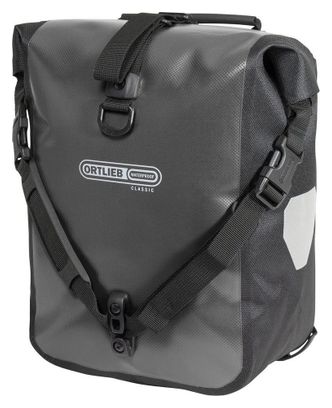 Paire de Sacoches de Porte Bagage Ortlieb Sport-Roller Classic 25L Gris / Noir
