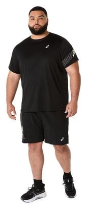 Asics Icon Jersey met korte mouwen Zwart Heren