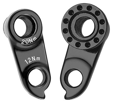 Patte derailleur alu  adaptable    cadre ktm (gh - 247)