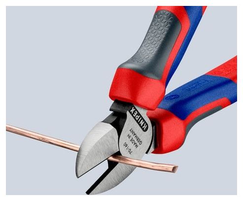 Knipex Zijsnijtang 160mm Rood / Blauw
