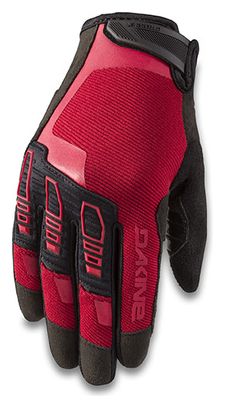 Pair of CROSS-X Long Kids Gloves Red