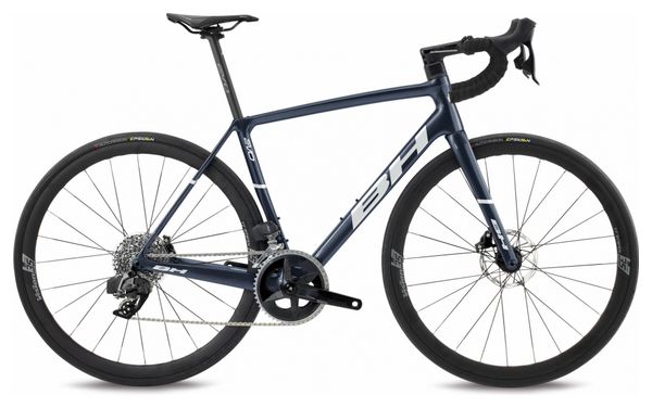 BH Ultralight Evo Disc 8.0 Sram Rival eTap AXS 12S 700mm Racefiets Blauw / Zilver 2022