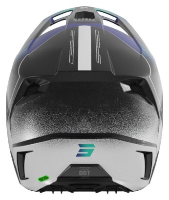Casco integral Shot Speed Olymp azul brillante
