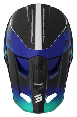 Casco integral Shot Speed Olymp azul brillante