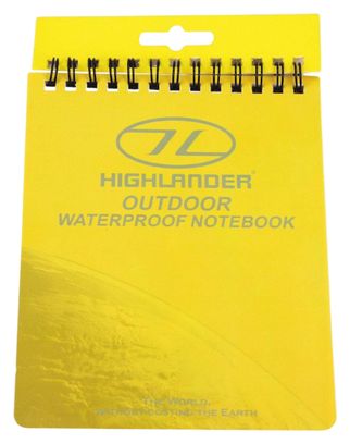 Quaderno impermeabile Highlander giallo 15x12 cm