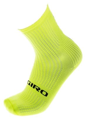 Par de calcetines GIRO HRC TEAM amarillo fluo / negro