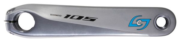 Manivelle Capteur de Puissance Stages Cycling Stages Power L Shimano 105 R7000 Argent