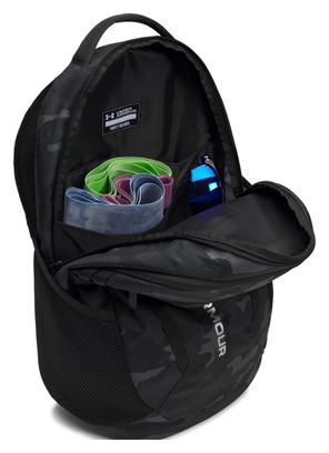 Mochila Under Armour Hustle 6.0 29 L, color negro