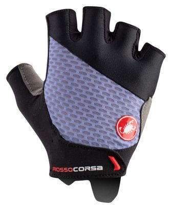 Castelli Rosso Corsa 2 Purple Women's Short Gloves