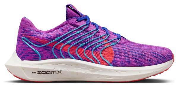 Nike Pegasus Turbo Flyknit Next Nature Women's Purple Orange Running Shoes