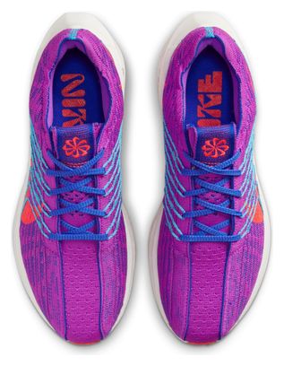 Zapatillas de running Nike Pegasus Turbo Flyknit Next Nature Púrpura Naranja Mujer