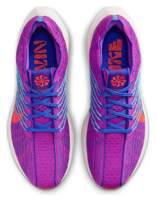 Chaussures de Running Nike Pegasus Turbo Flyknit Next Nature Femme Violet Orange