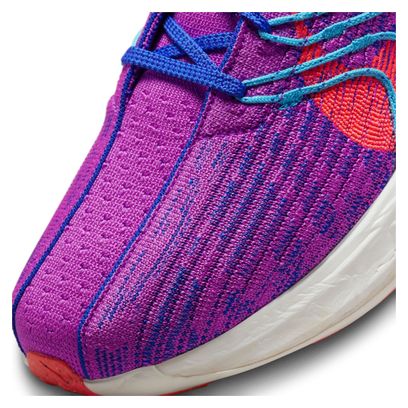 Nike Pegasus Turbo Flyknit Next Nature Women's Purple Orange Running Shoes