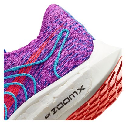 Chaussures de Running Nike Pegasus Turbo Flyknit Next Nature Femme Violet Orange