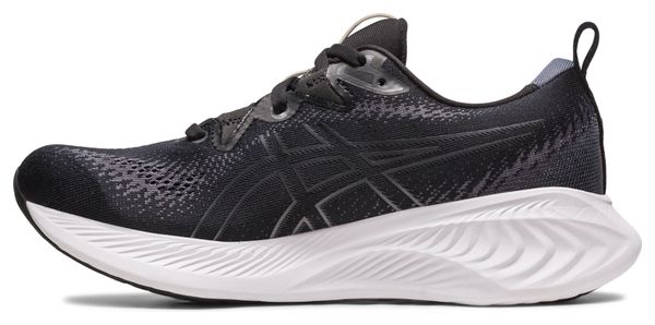 Asics Gel Cumulus 25 Black White Women's Running Shoes