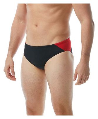 TYR Men's Hexa Splice Racer Swimsuit Black/Red