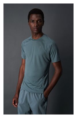 Champion Quick-Dry Reflective Blue Short Sleeve Jersey