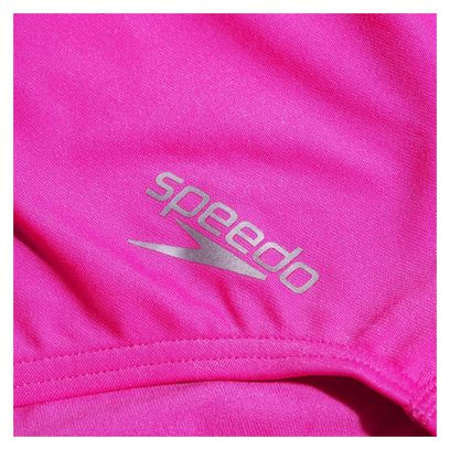 Women's 1-piece Speedo Eco + Solid VBack Swimsuit Pink/Mango